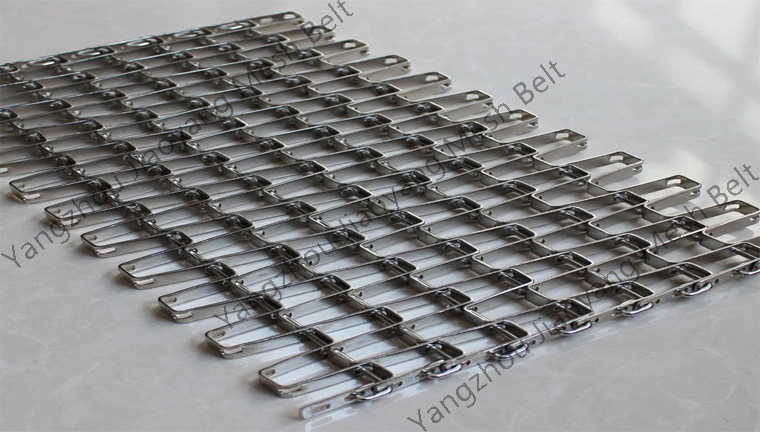 Close-up of Flat Wire Belt Welded Joints