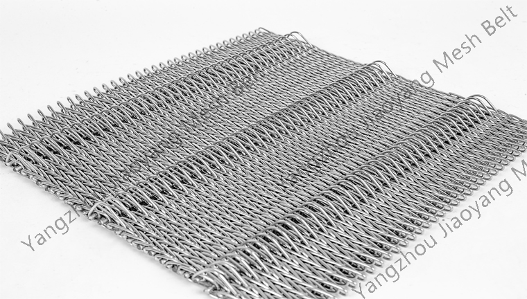 Industrial Chevron Pattern Metal Conveyor Belt